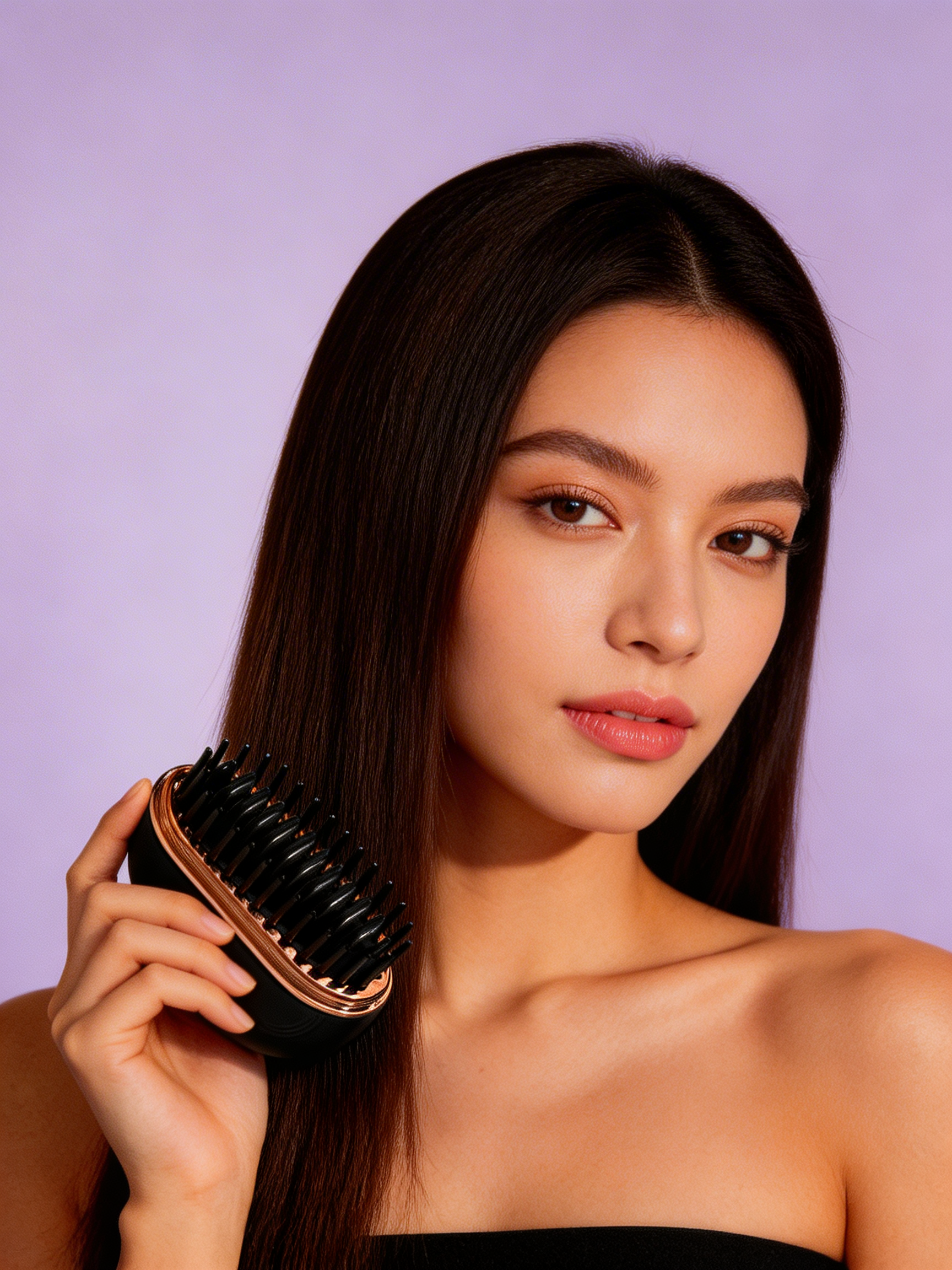 HairFixer™ Pro – Cepillo Alisador Portátil Sin Cable